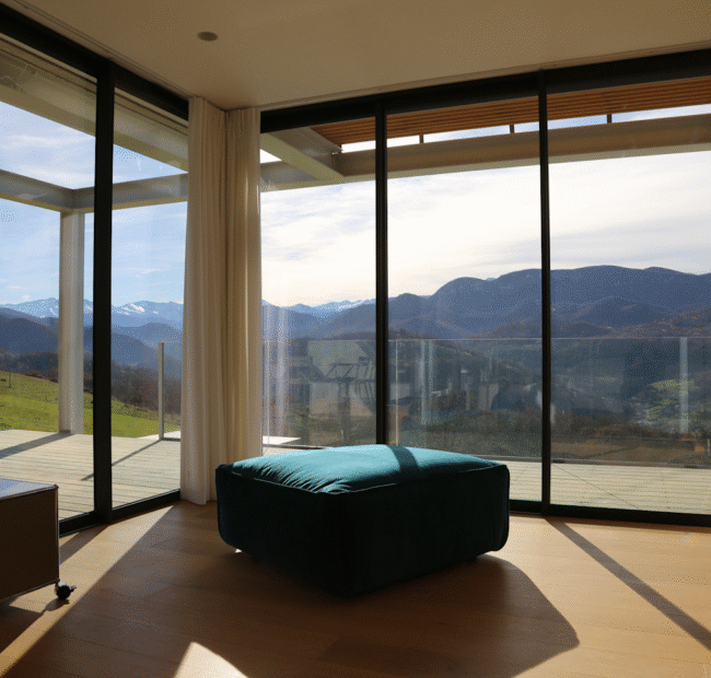 Baie coulissante en aluminium Technal